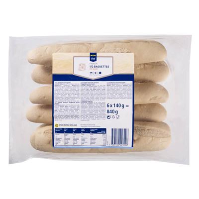 METRO Chef Bagety světlé 6 x 140 g