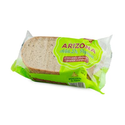 HRADECKÁ PEKÁRNA Dr. Popov Arizona Chléb balený krájený 300 g