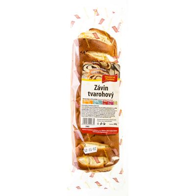 HRADECKÁ PEKÁRNA Závin tvarohový 400 g