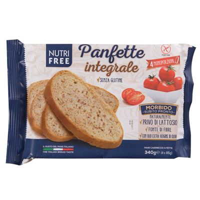 Nutrifree Chléb bezlepkový celozrnný balený krájený 4 x 85 g