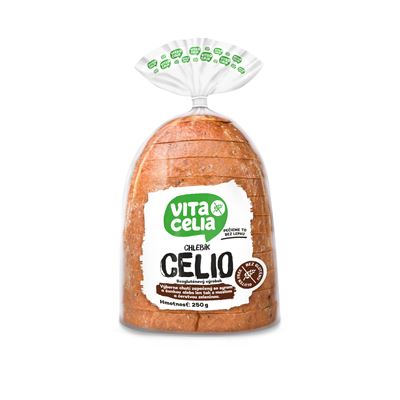 Chlebík bezlepkový Celio balený krájený 250 g