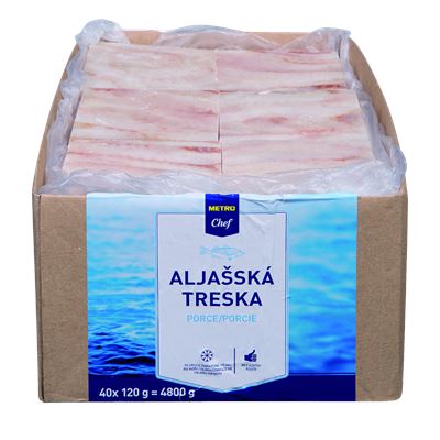 METRO Chef Treska aljašská filé mraž. 40 x 120 g