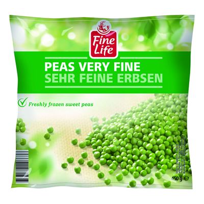 Fine Life Hrášek velmi jemný mraž. 450 g