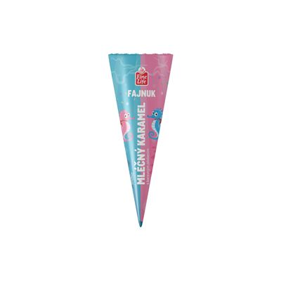 Fine Life Fajnuk mléčný karamel mraž. 30 x 90 ml