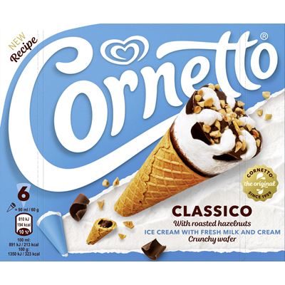 Cornetto Classico Multipack mraž. 6 x 90 ml