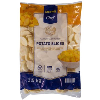 METRO Chef Bramborové plátky mraž. 4 x 2,5 kg
