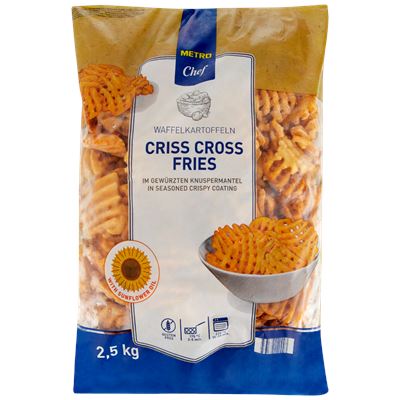 METRO Chef Criss Cross Bramborové mřížky mraž. 4 x 2,5 kg