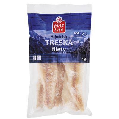 Fine Life Treska aljašská filety mraž. 450 g