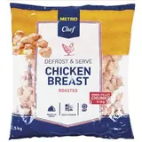 METRO Chef Kuřecí prsní kousky pečené mraž. 2,5 kg