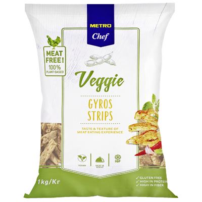 METRO Chef Veggie nudličky gyros mraž. 1 kg