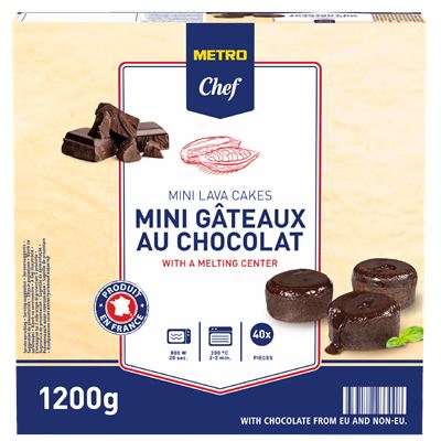 METRO Chef Čokoládový dezert Mini mraž. 40 x 30 g
