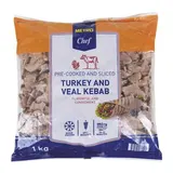 METRO Chef Kebab krůtí/telecí krájený mraž. 1 kg