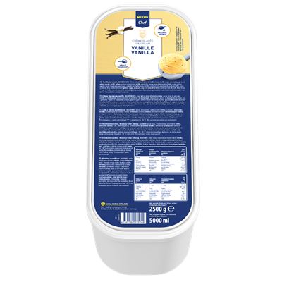METRO Chef Zmrzlina vanilková mraž. 5 l