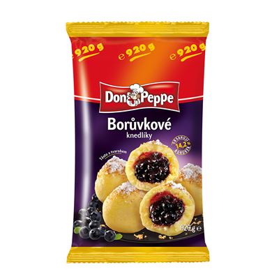 DON PEPPE Knedlíky tvarohové borůvkové mraž. 920 g