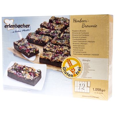 erlenbacher Brownies s malinami mraž. 1050 g