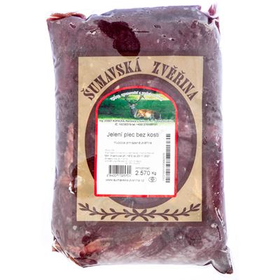 Jelení plec bez kosti mraž. váž. cca 2,5 kg