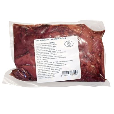Kachní játra mraž. 500 g