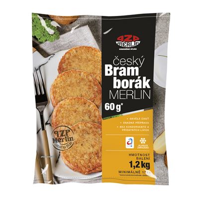 PZP MERLIN Český bramborák (cca 60 g) mraž. 1,2 kg