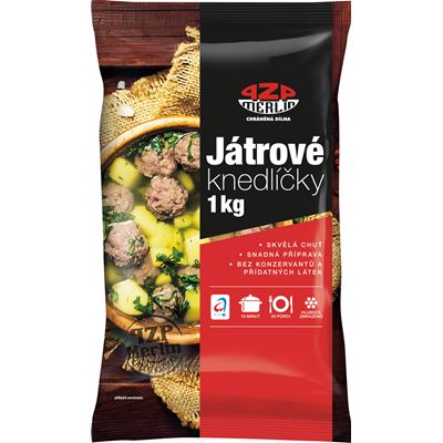 PZP MERLIN Knedlíčky játrové předvařené mraž. 1 kg