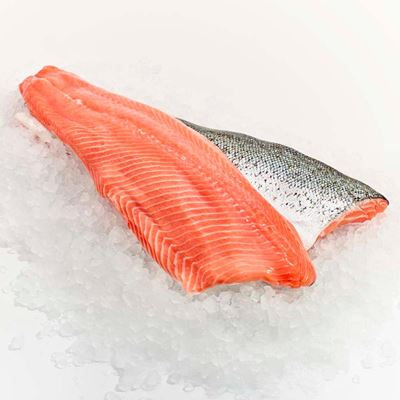 Losos Kisuč filet s kůží (1,3 - 1,8 kg/ks) mraž. 10 kg