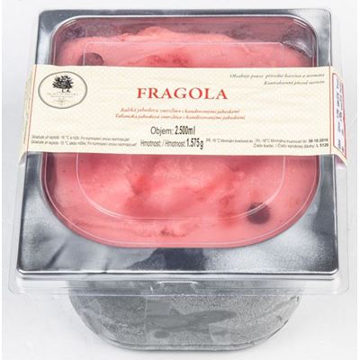 GELATO DI NATURA Zmrzlina jahodová mraž. 2,5 l