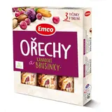 Emco Tyčinka ořechy brusinka 3 x 35 g