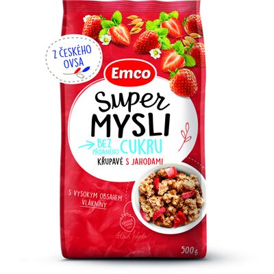 Emco Super Mysli s jahodami 500 g