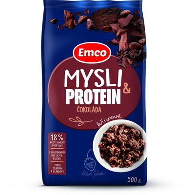 Emco Super Mysli Protein křupavé s čokoládou 500 g