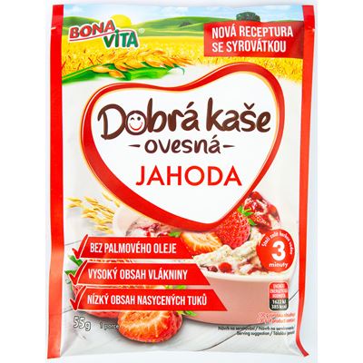 BONAVITA Dobrá kaše jahoda 55 g