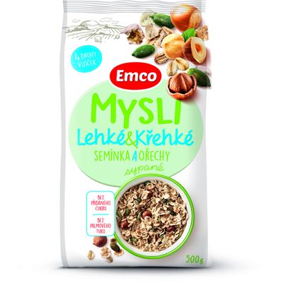 Emco Mysli Lehké & Křehké semínka/ořechy 500 g