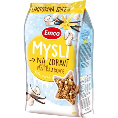 Emco Mysli vanilka kokos 500 g