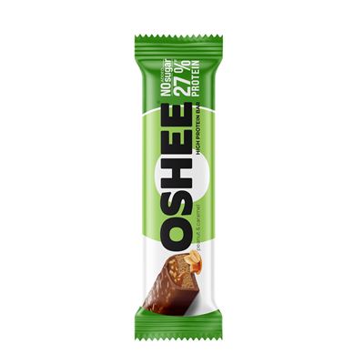 OSHEE Protein tyčinka ořech karamel 49 g