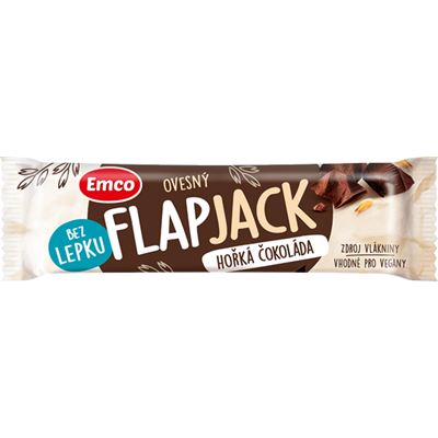 Emco Flapjack hořká čokoláda 45 g