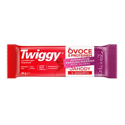 Twiggy Protein jahody v jogurtu 40 g