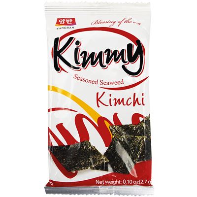 Kimmy Snack Řasa Kimchi 8 x 2,7 g