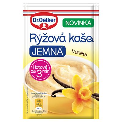 Dr. Oetker Rýžová kaše jemná vanilka 50 g