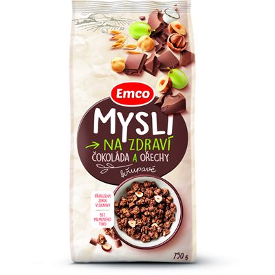 Emco Mysli s čokoládou a oříšky 750 g