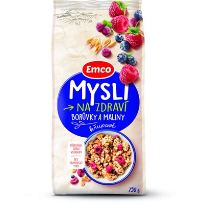 Emco Mysli borůvky maliny 750 g