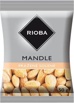 RIOBA Mandle pražené solené 12 x 50 g