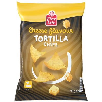 Fine Life Tortilla Chips sýrové 90 g