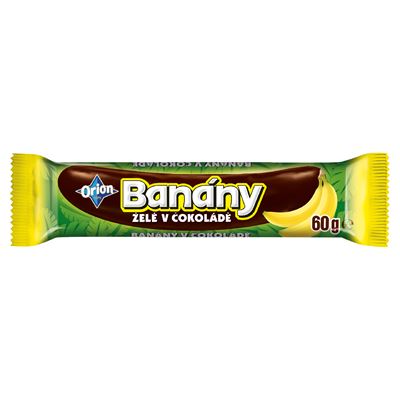 Orion Banány Želé v čokoládě 48 x 60 g