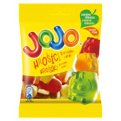 JOJO Bonbóny Plnění hrošíci 28 x 80 g