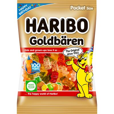 HARIBO Goldbären/Medvídek zlatý ovocné želé 1 kg
