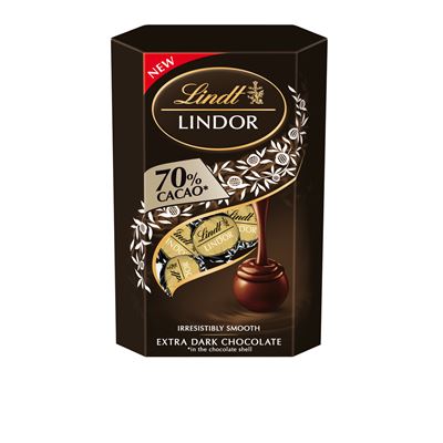 Lindt LINDOR Dark 70% čokoláda 200 g