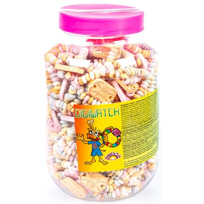 VIDAL Bonbóny na gumičce hodinky 120 x 14 g