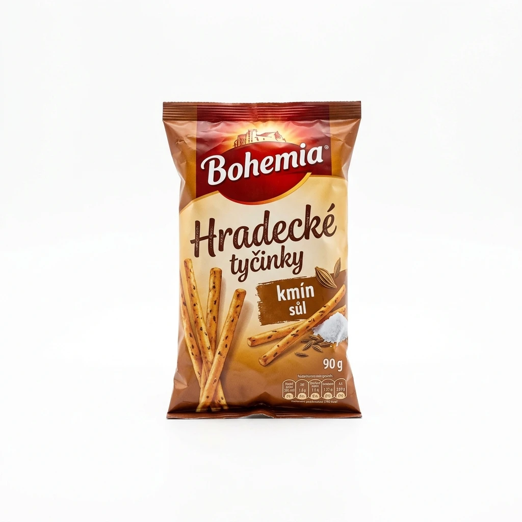 Bohemia Hradecké tyčinky kmín sůl 27 x 90 g