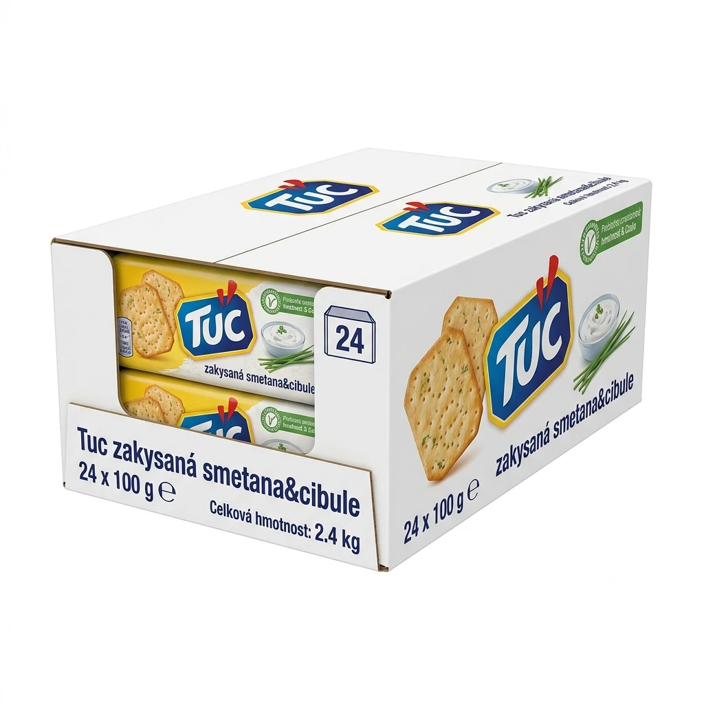 Tuc zakysaná smetana&cibule 24 x 100 g