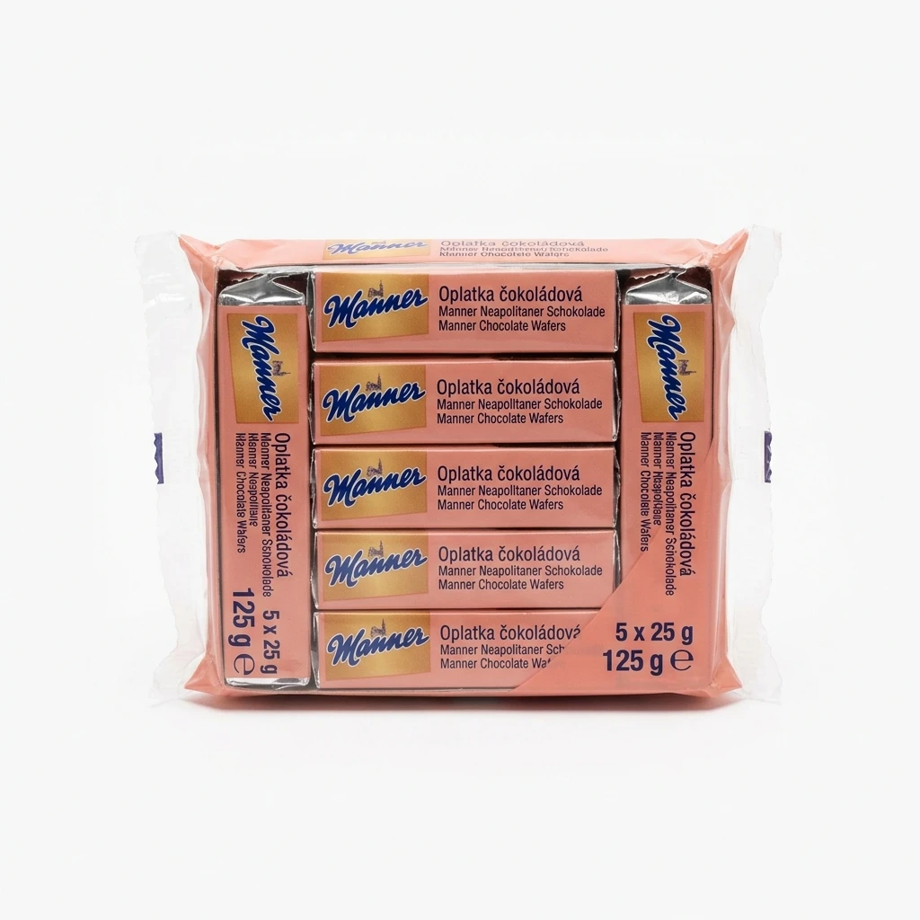 Manner Oplatka čokoládová 5 x 25 g