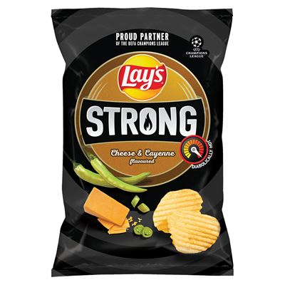 Lay's Strong Cheese & Cayenne 24 x 120 g