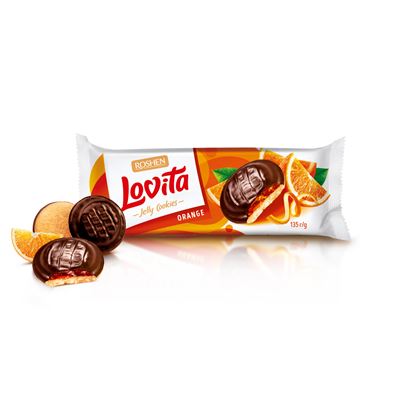 ROSHEN Lovita Čokopiškot pomeranč 135 g